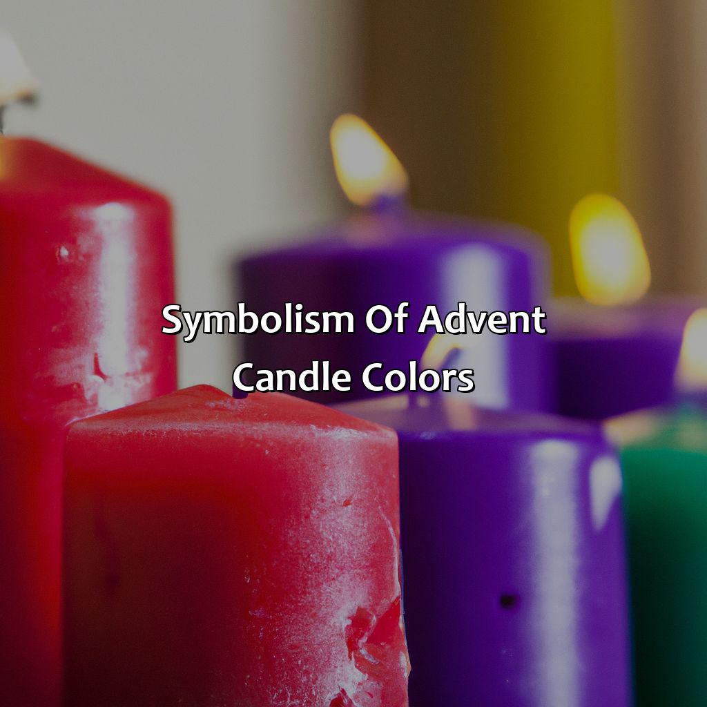 Advent Candle Colors And Meaning At Cruz Warner Blog