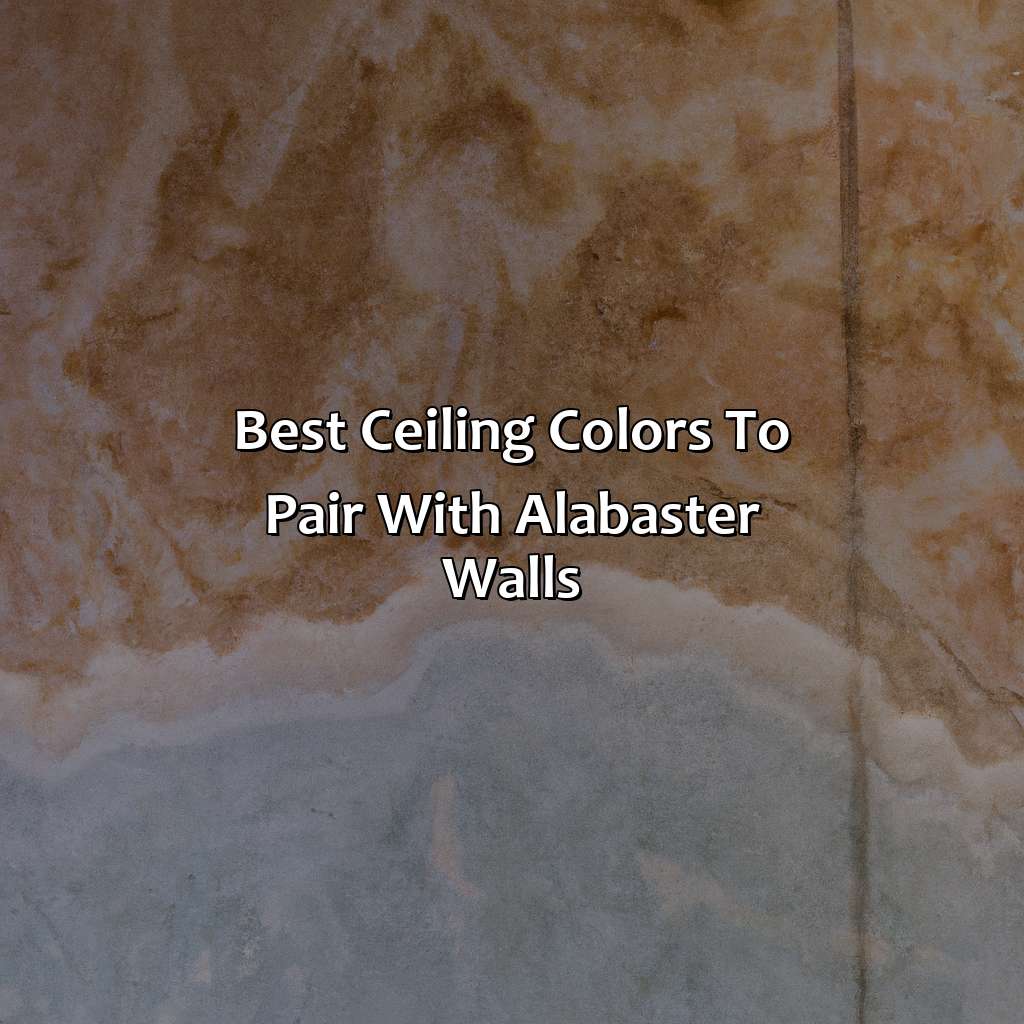 Best Ceiling Colors To Pair With Alabaster Walls  - What Color Ceiling With Alabaster Walls, 