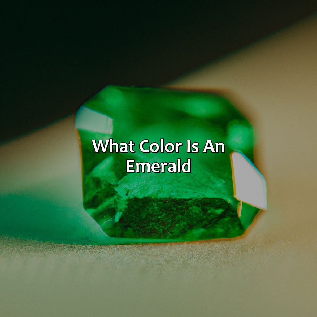 What Color Is An Emerald?  - What Color Is An Emerald, 