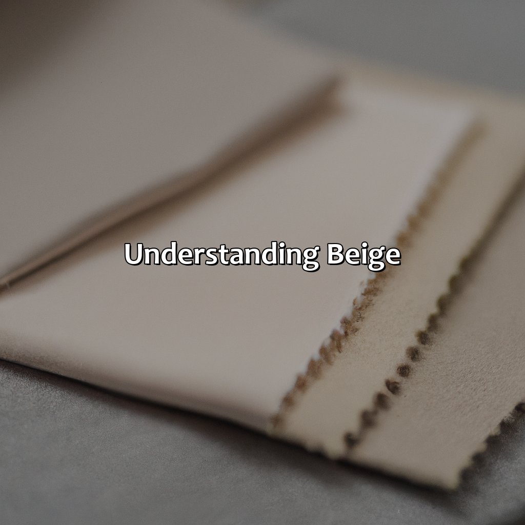 Understanding Beige  - What Color Is Beige, 