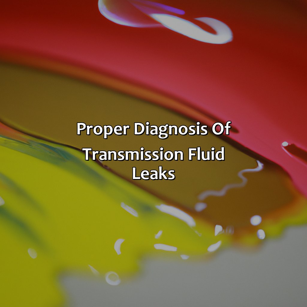 Proper Diagnosis Of Transmission Fluid Leaks  - What Color Is Transmission Fluid When It Leaks, 