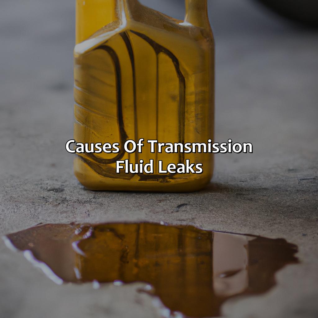 Causes Of Transmission Fluid Leaks  - What Color Is Transmission Fluid When It Leaks, 