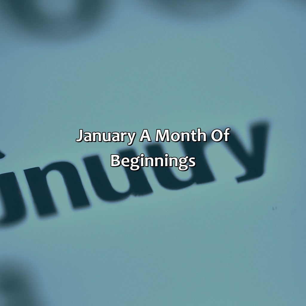 January: A Month Of Beginnings  - What Color Represents January, 