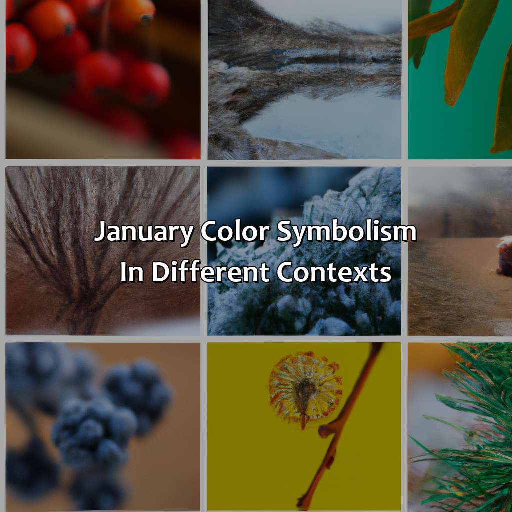 January Color Symbolism In Different Contexts  - What Color Represents January, 