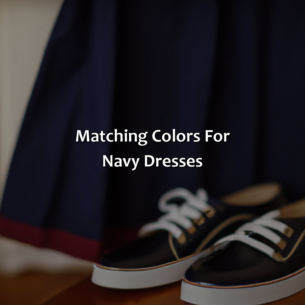 Matching Colors For Navy Dresses  - What Color Shoes To Wear With A Navy Dress, 