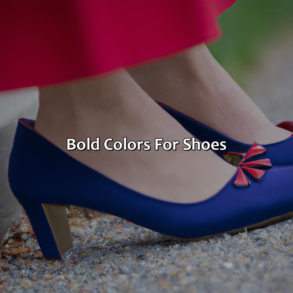 Bold Colors For Shoes  - What Color Shoes To Wear With A Navy Dress, 