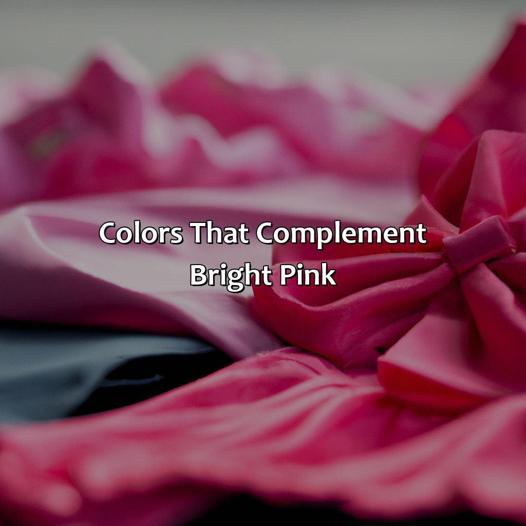 Colors That Complement Bright Pink  - What Colors Go With Bright Pink, 