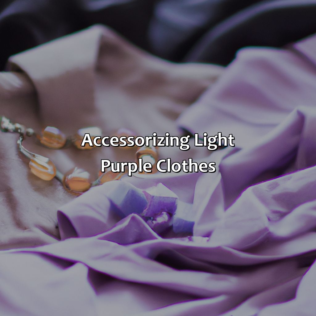 Accessorizing Light Purple Clothes  - What Colors Go With Light Purple Clothes, 