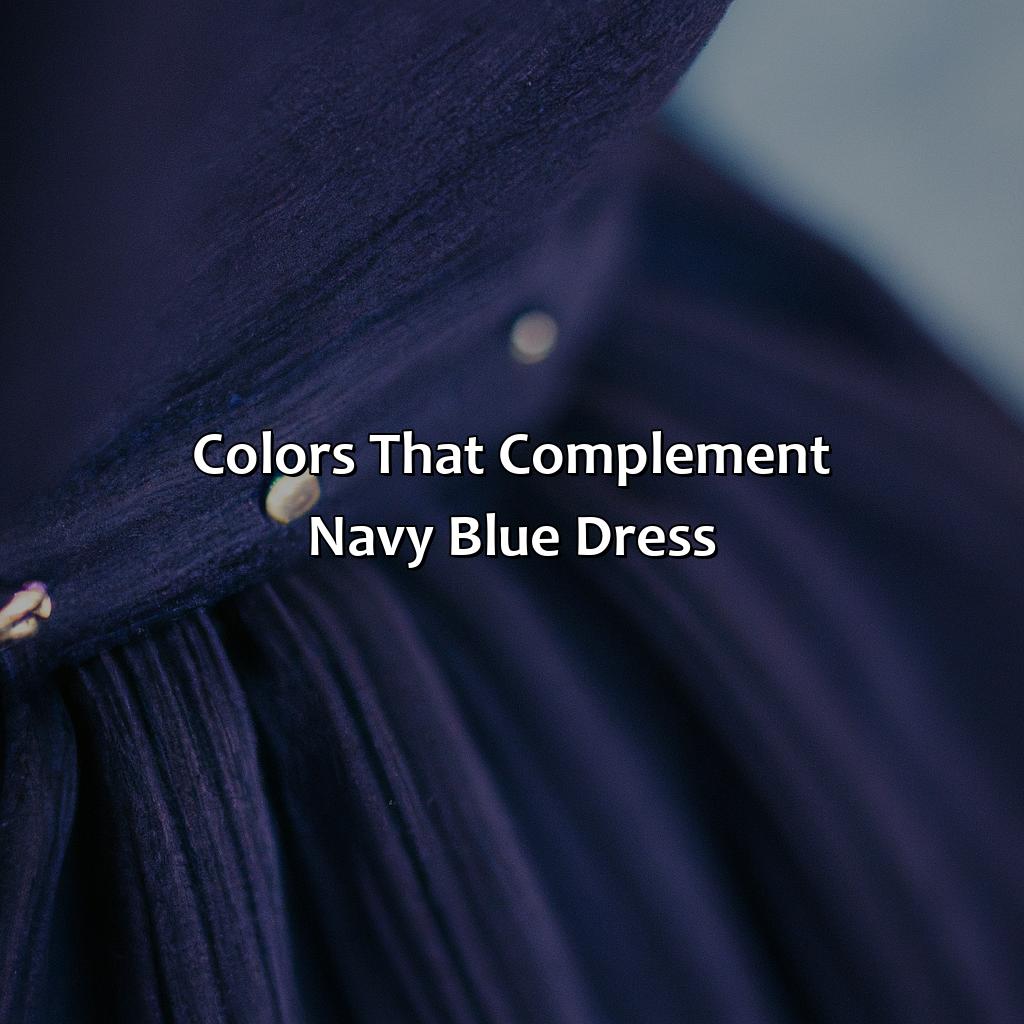Colors That Complement Navy Blue Dress  - What Colors Go With Navy Blue Dress, 