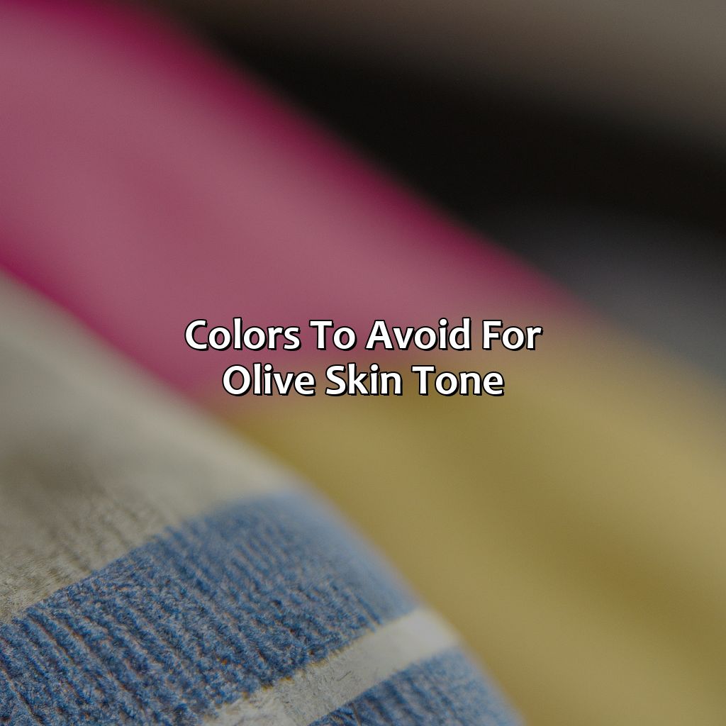 Colors To Avoid For Olive Skin Tone  - What Colors Go With Olive Skin Tone, 