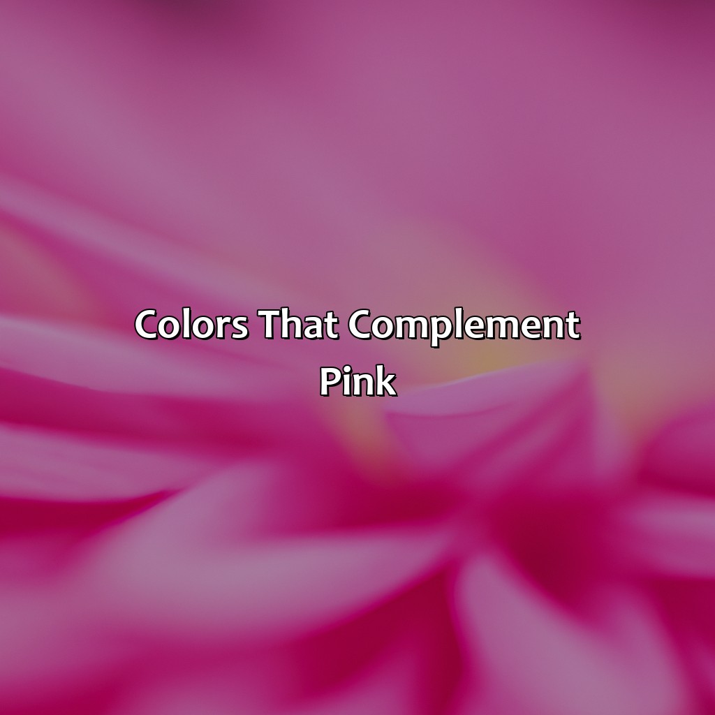 Colors That Complement Pink  - What Colors Go With Pink, 