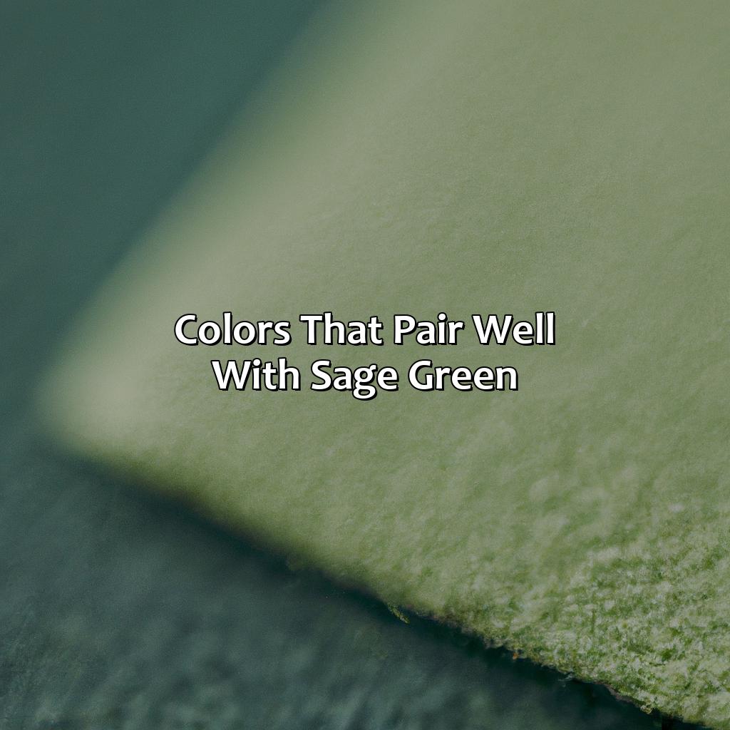 Colors That Pair Well With Sage Green  - What Colors Go With Sage Green, 