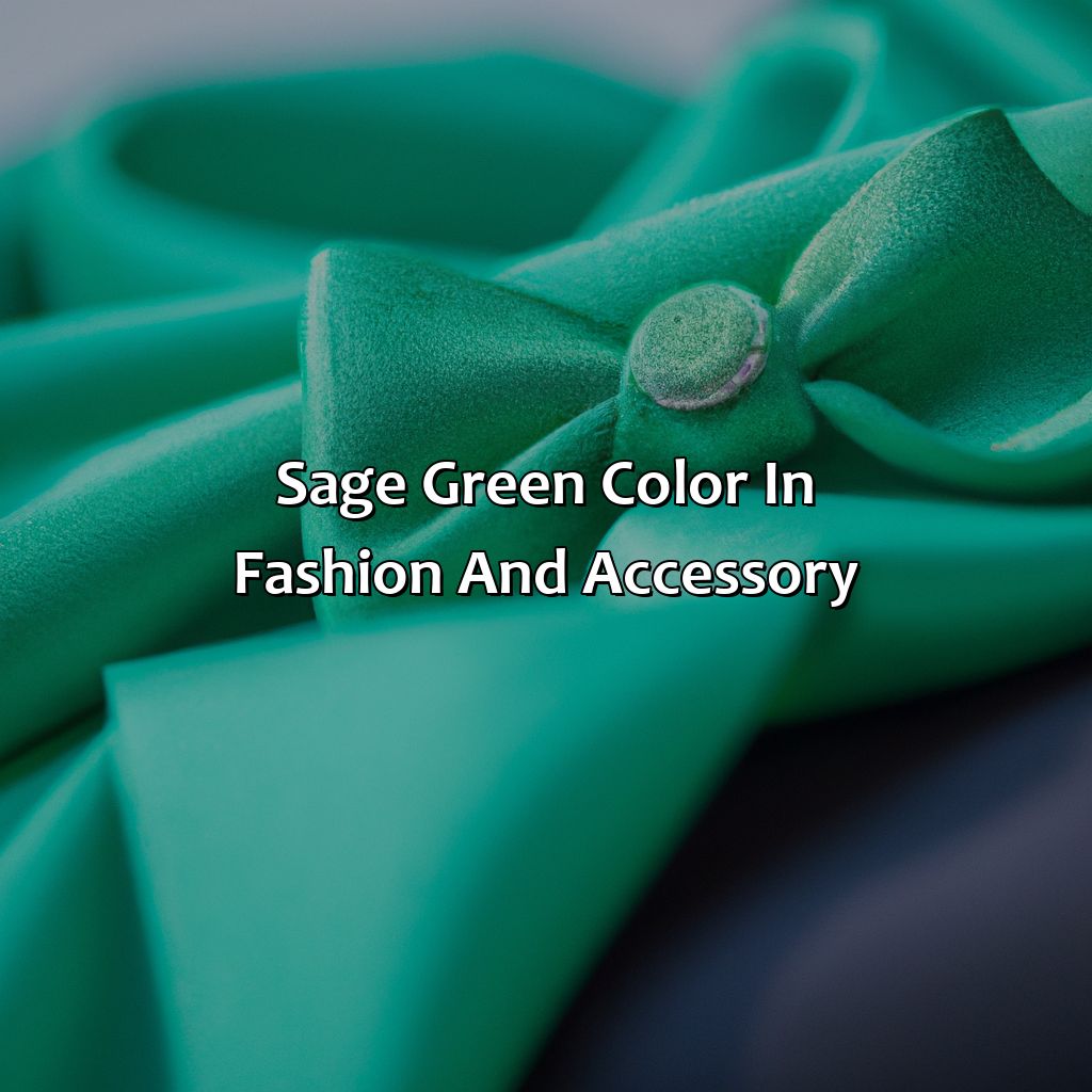 Sage Green Color In Fashion And Accessory  - What Colors Go With Sage Green, 