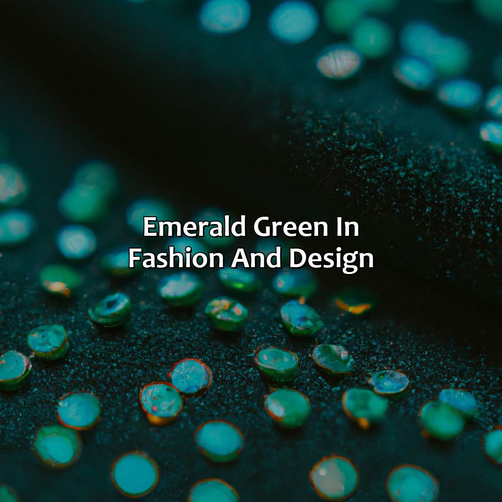 Emerald Green In Fashion And Design  - What Does The Color Emerald Green Mean, 