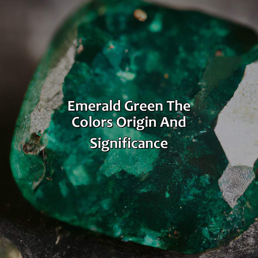 Emerald Green: The Color