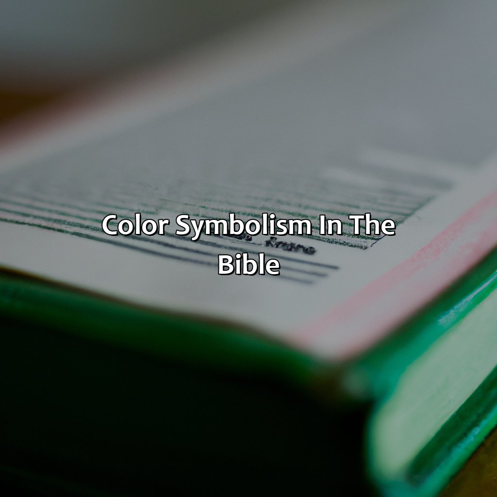 What Does The Color Green Mean Biblically Branding Mates