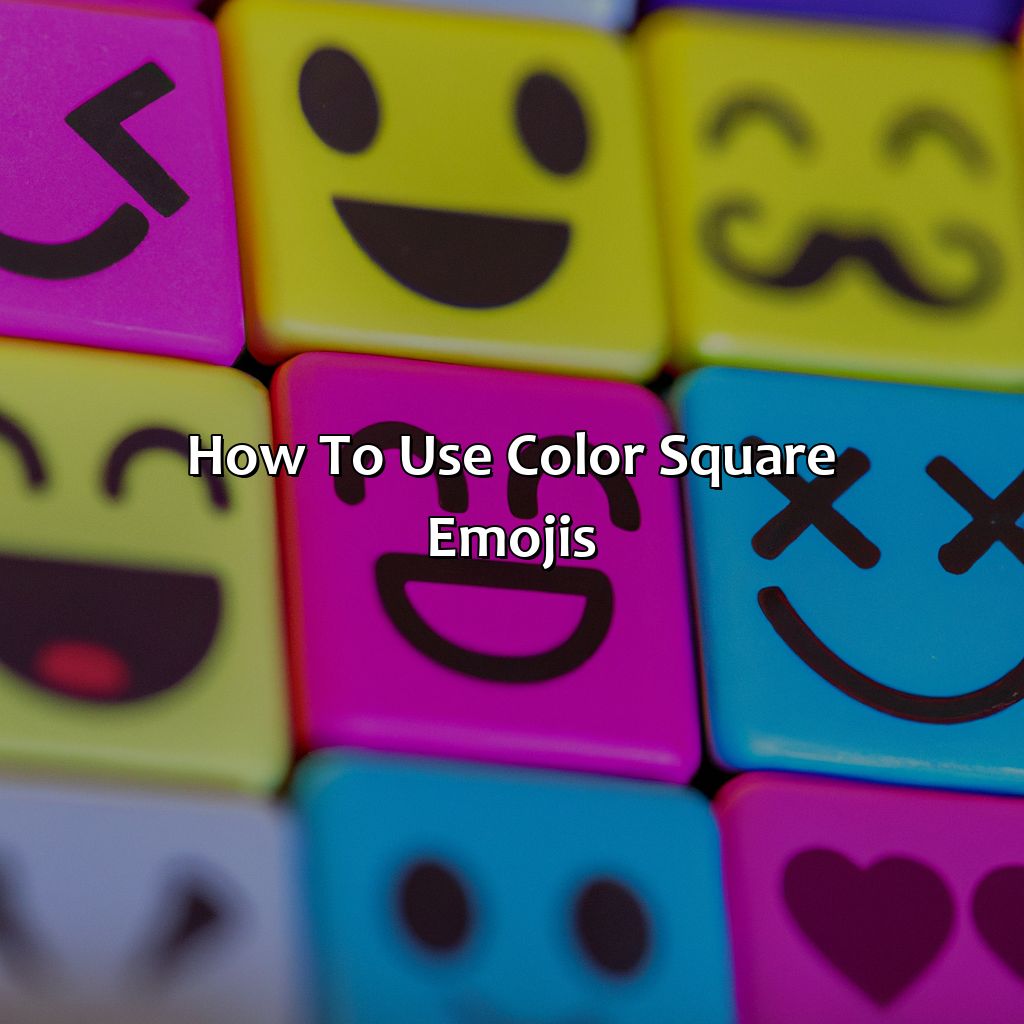 How To Use Color Square Emojis  - What Does The Color Square Emoji Mean, 