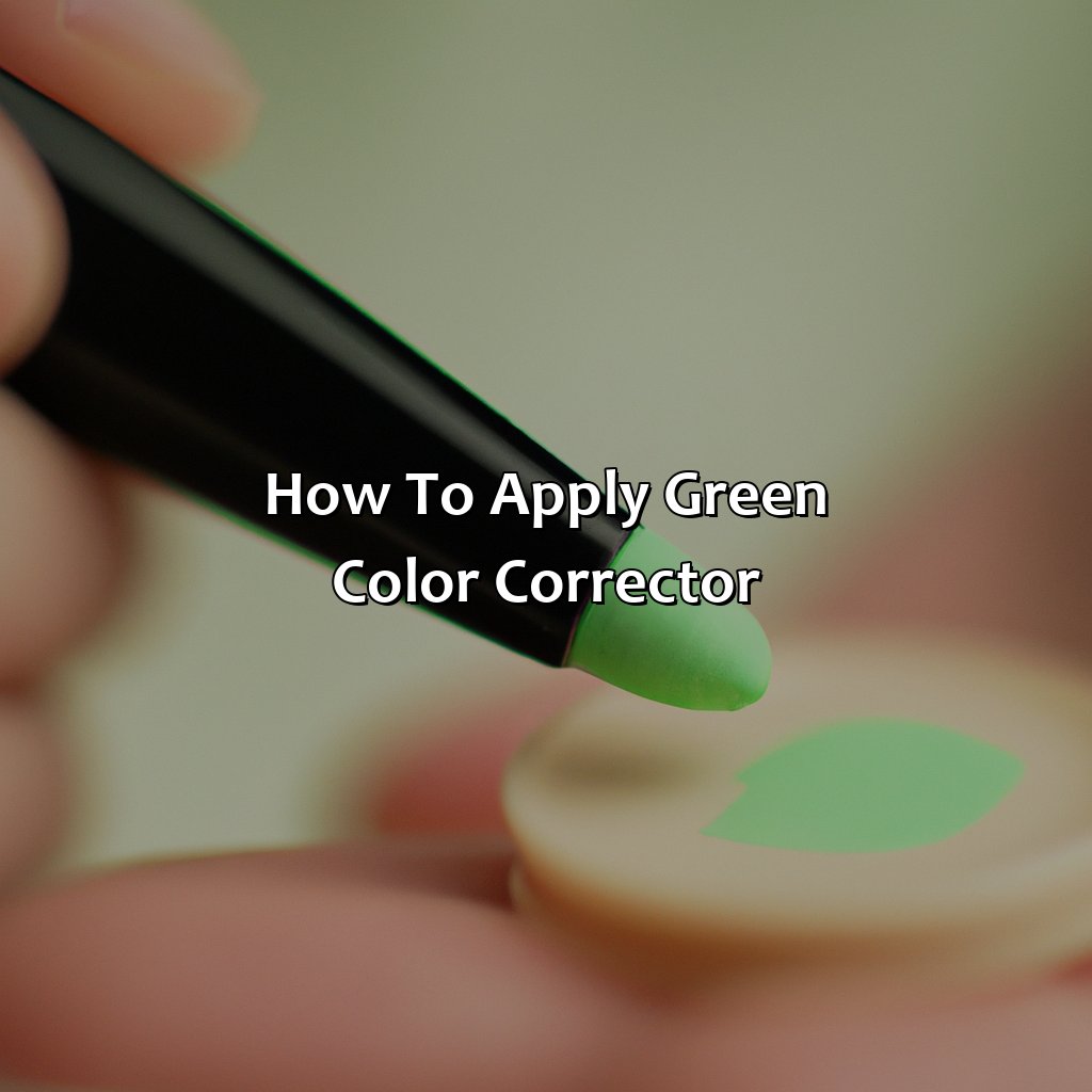 How To Apply Green Color Corrector  - What Is Green Color Corrector For, 