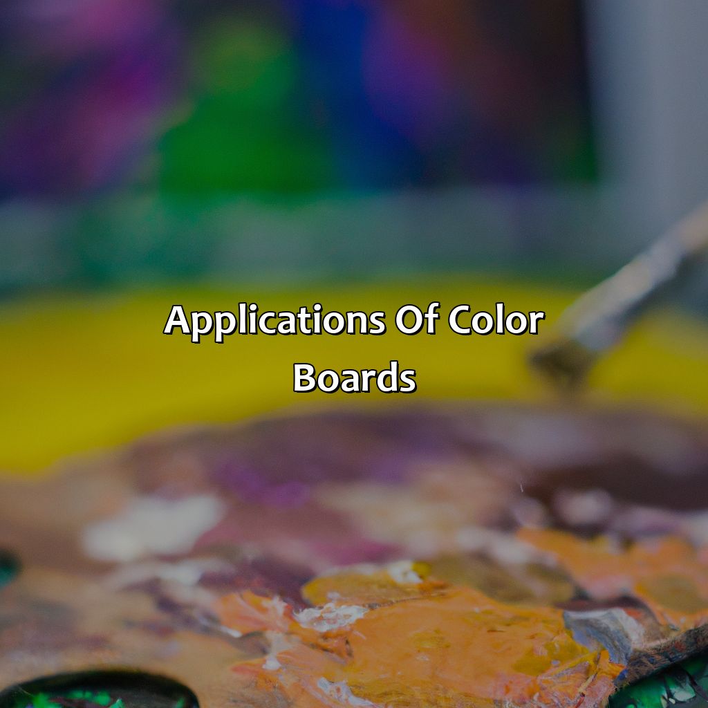 Applications Of Color Boards  - What Is The Concept Of A Color Board?, 